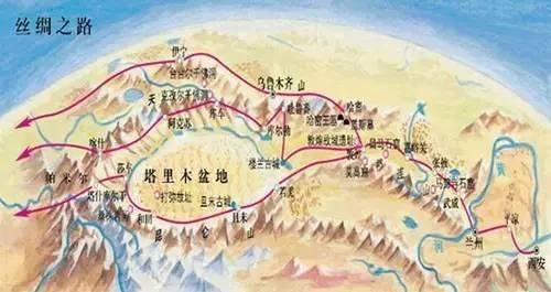 古代丝绸之路线路图,丝绸之路是谁提出的? 本文共(1567字)