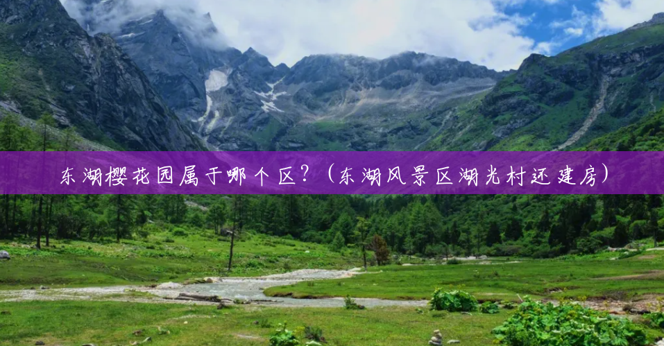 东湖樱花园属于哪个区?(东湖风景区湖光村还建房) 东湖樱花园属于哪个区?(东湖风景区湖光村还建房)