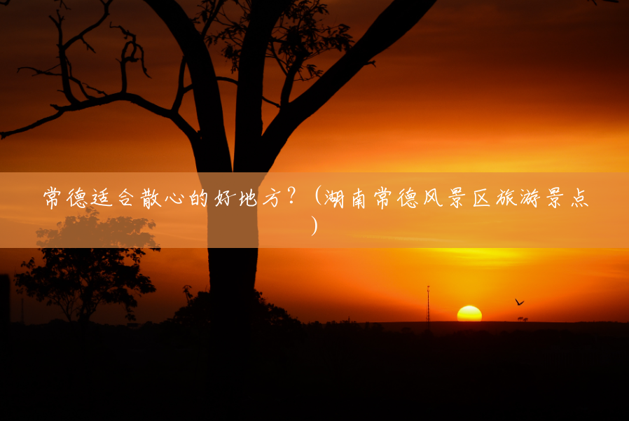 常德适合散心的好地方?(湖南常德风景区旅游景点) 常德适合散心的好地方?(湖南常德风景区旅游景点)