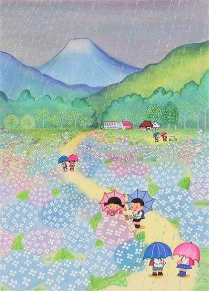 形容下雨伤感的诗句