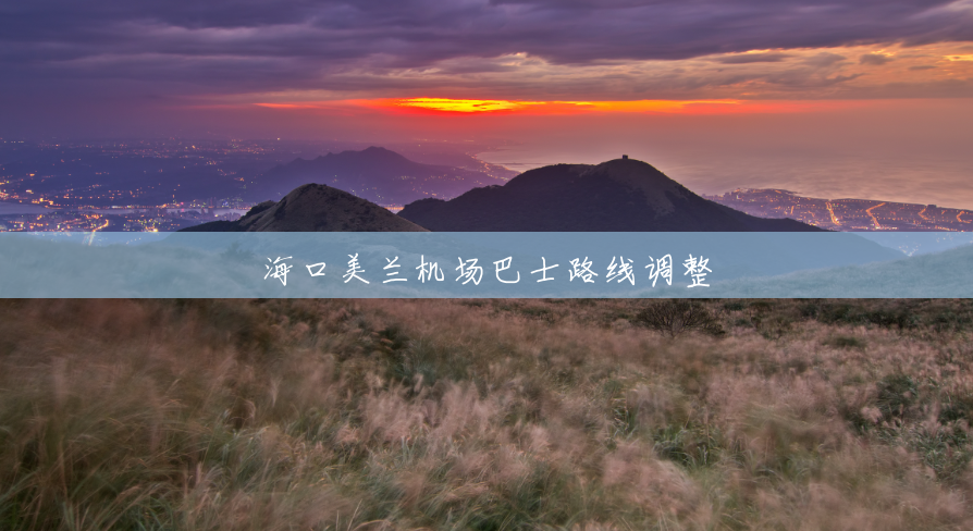 海口美兰机场巴士路线调整