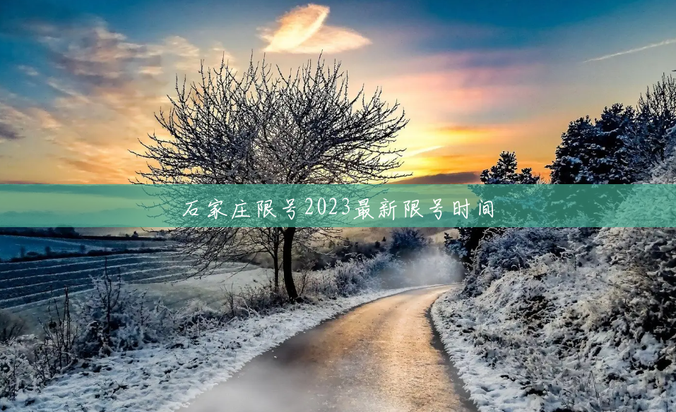 石家庄限号2023最新限号时间 石家庄限号2023最新限号时间