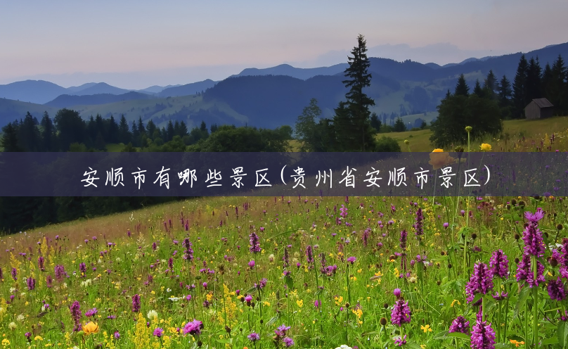 安顺市有哪些景区(贵州省安顺市景区) 安顺市有哪些景区(贵州省安顺市景区)