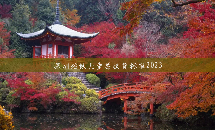 深圳地铁儿童票收费标准2023 深圳地铁儿童票收费标准2023