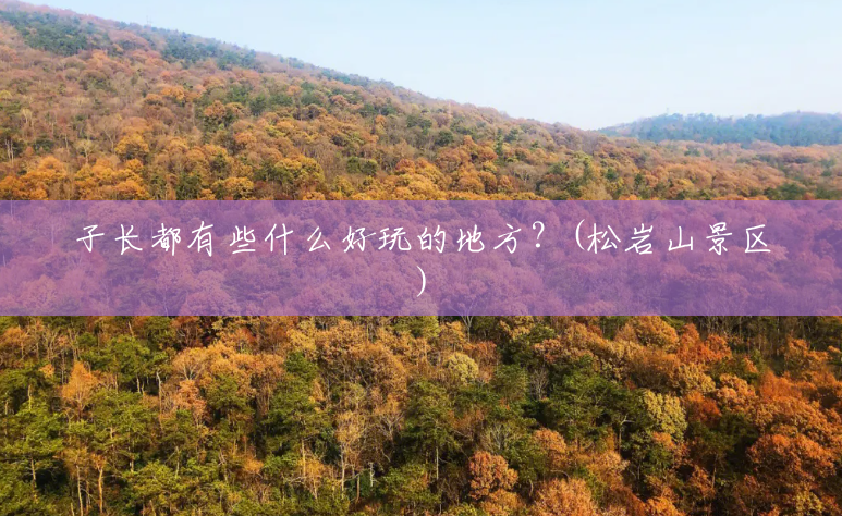 子长都有些什么好玩的地方?(松岩山景区) 子长都有些什么好玩的地方?(松岩山景区)