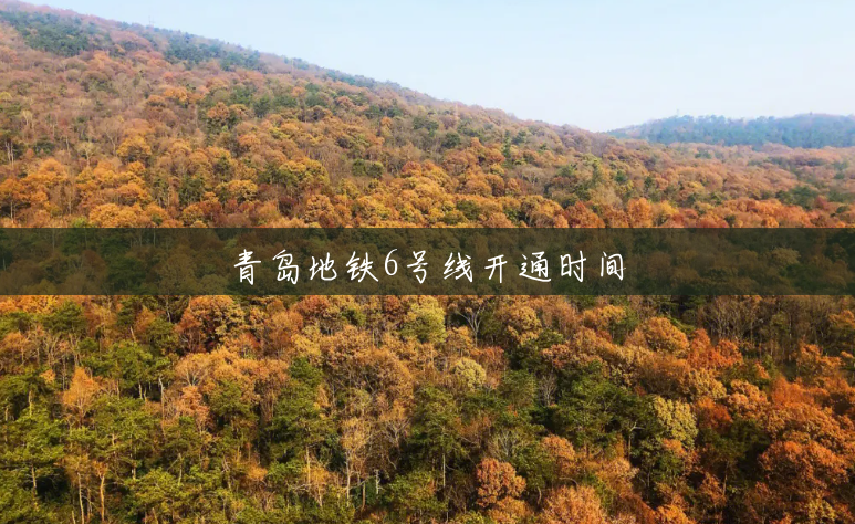 青岛地铁6号线开通时间 青岛地铁6号线开通时间