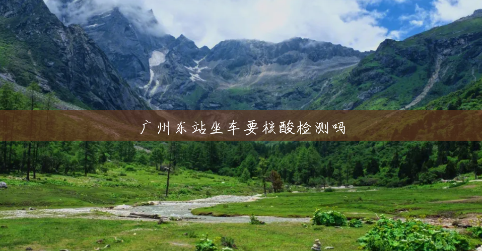 广州东站坐车要核酸检测吗 广州东站坐车要核酸检测吗