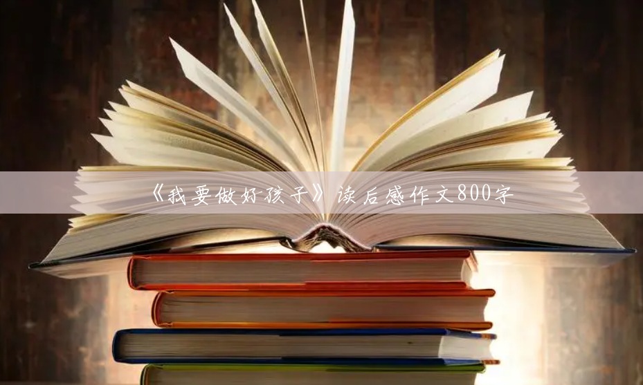 《我要做好孩子》读后感作文800字 《我要做好孩子》读后感作文800字