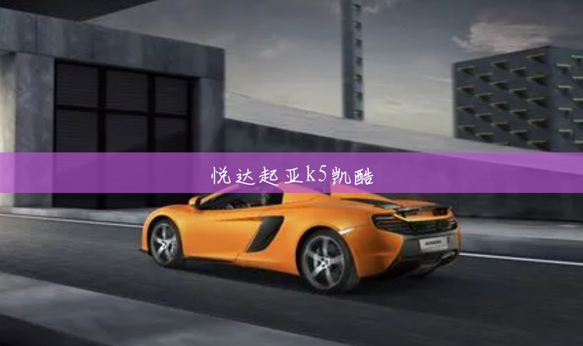悦达起亚k5凯酷 悦达起亚k5凯酷