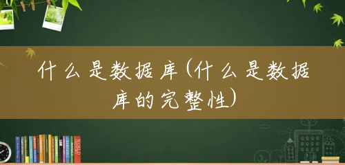 什么是数据库(什么是数据库的完整性) 什么是数据库(什么是数据库的完整性)
