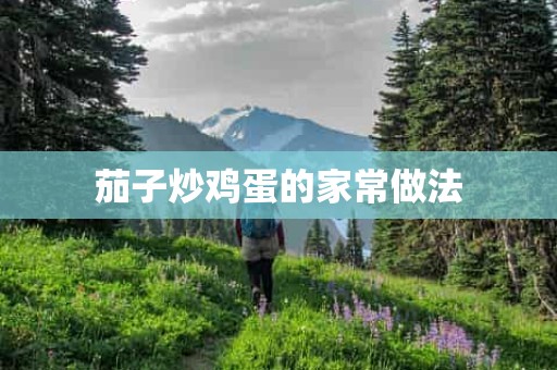 茄子炒鸡蛋的家常做法