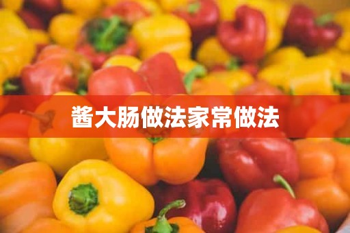 酱大肠做法家常做法 酱大肠做法家常做法