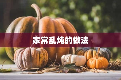 家常乱炖的做法 家常乱炖的做法