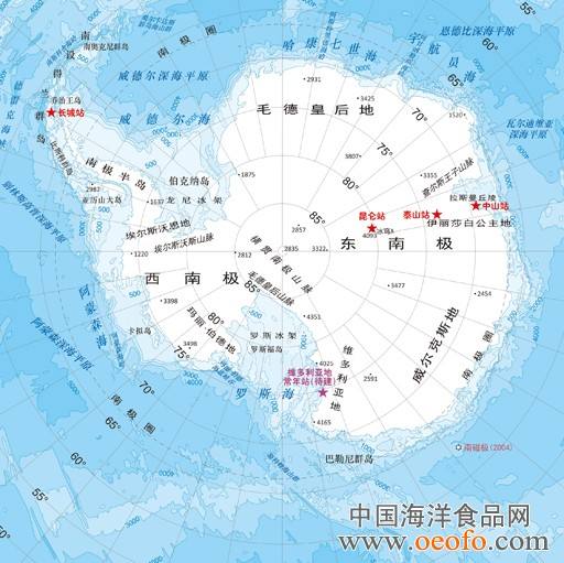 中国南极考察站分布图,南极科考的意义有哪些？　本文共（684字）