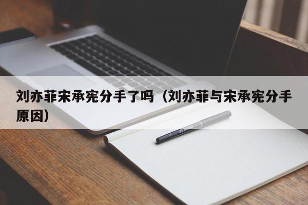 刘亦菲宋承宪分手了吗(刘亦菲与宋承宪分手原因)