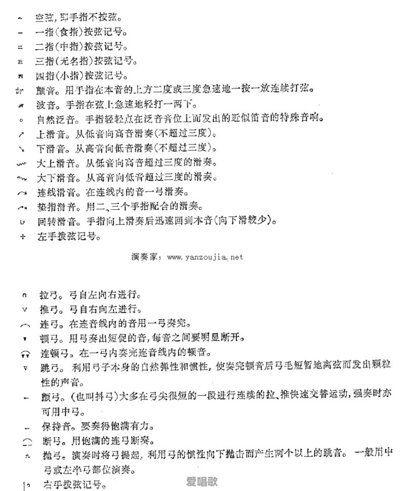 简谱里经常用的符号有哪些 - 爱唱歌