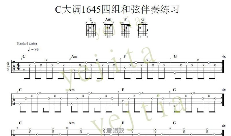 我学吉他会用c调单音弹简谱,接下来应该学习什么呢 我学吉他会用c调单音弹简谱,接下来应该学习什么呢 - 爱唱歌