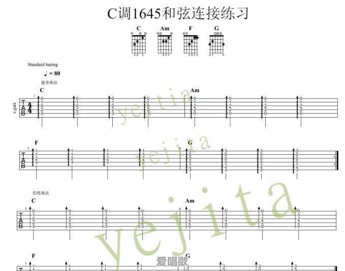 我学吉他会用c调单音弹简谱,接下来应该学习什么呢 我学吉他会用c调单音弹简谱,接下来应该学习什么呢 - 爱唱歌