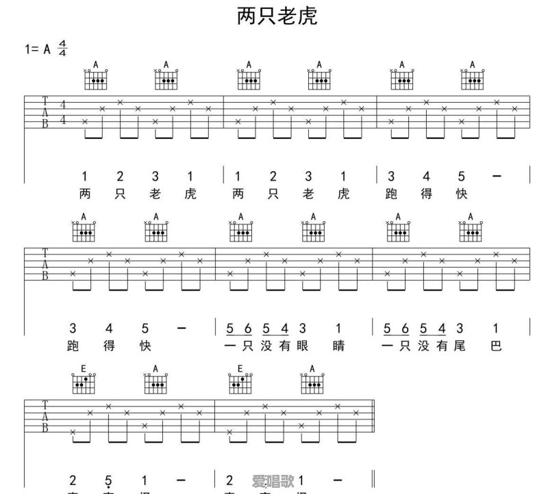 有哪些吉他和弦比较少又适合新手学习的歌曲 有哪些吉他和弦比较少又适合新手学习的歌曲 - 爱唱歌