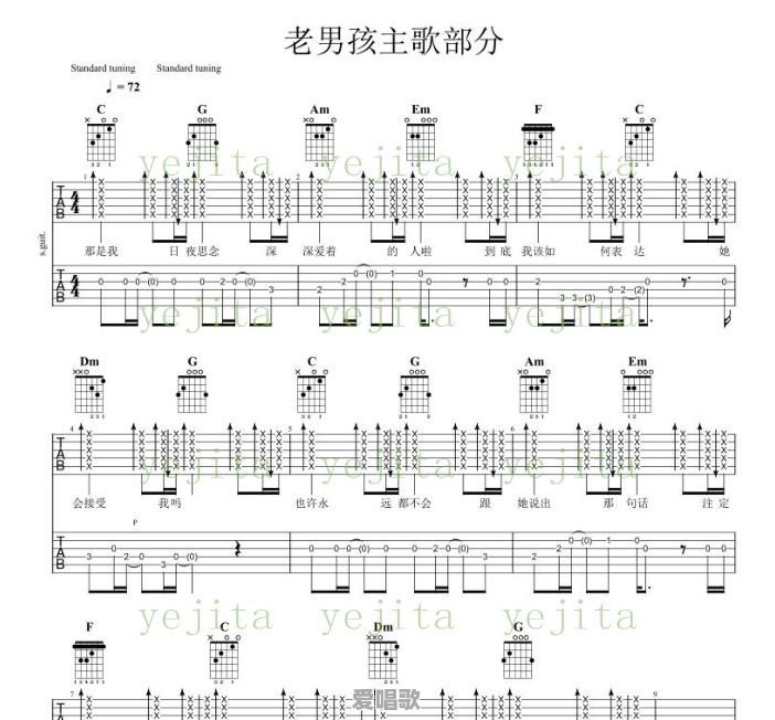 适合弹吉他的流行歌曲简单 适合弹吉他的流行歌曲简单 - 爱唱歌