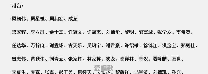 为什么刘德华的虎扑排名要比张国荣要高 为什么刘德华的虎扑排名要比张国荣要高 - 爱唱歌