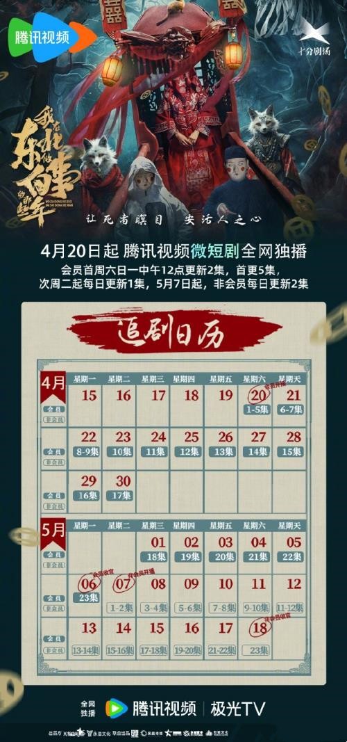 电视剧《我在东北做白事的那些年》更新时间及追剧日历表 电视剧《我在东北做白事的那些年》更新时间及追剧日历表