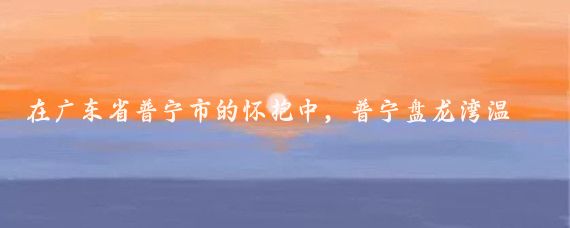在广东省普宁市的怀抱中,普宁盘龙湾温泉度假村宛若一位沉睡的仙子